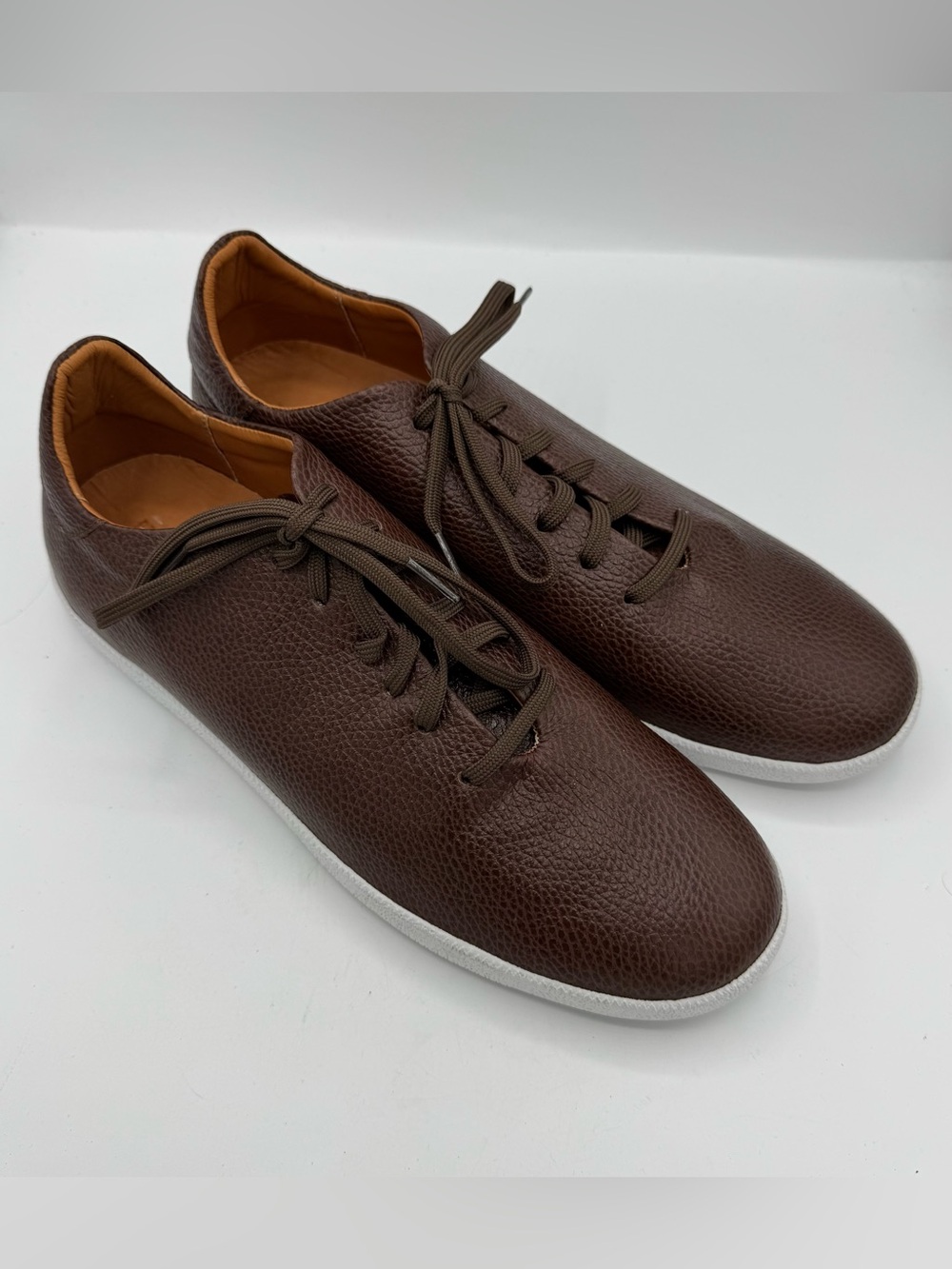 Beckett Simonon Reid Sneakers Dark Brown/White MENS Size 12 NEW